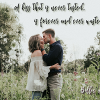 A kiss that is never tasted…